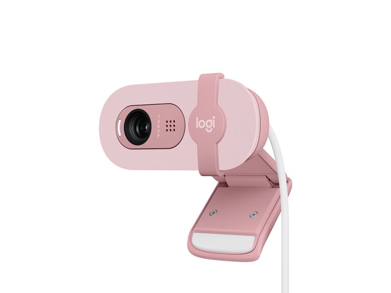 Webcam Logitech Brio 100, Rose, USB