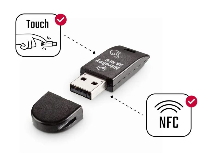 Nitrokey 3A NFC security key