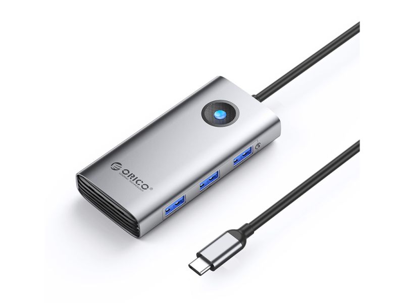Docking station USB-C, 6-in-1, 3xUSB-A 3.0, USB-C 3.0, HDMI 4K@30Hz, USB-C PD100W, ORICO PW11-6P