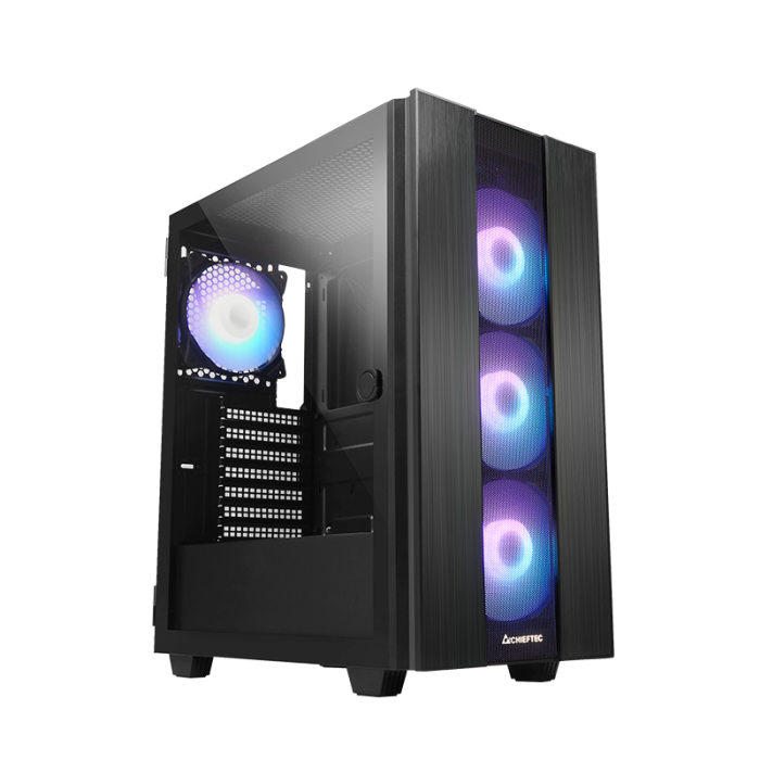 Chieftec GS-02B-OP HUNTER 2 A-RGB USB Type-C ATX case, black