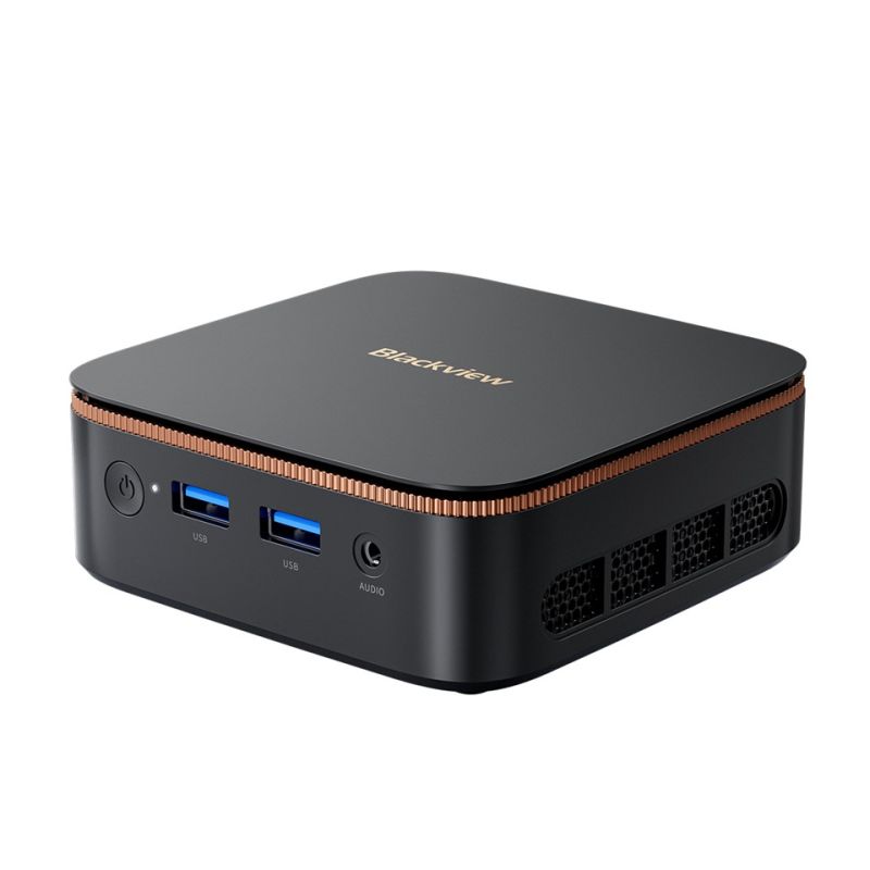 BLACKVIEW MP20 Mini PC, Ryzen 3 3300U, 16GB DDR4, 512GB SSD, Intel UHD, Wi-Fi 6, bluetooth 5.2, DP/HDMI, 4xUSB-A, 1xLAN, 1x3.5mm Audio, Win1