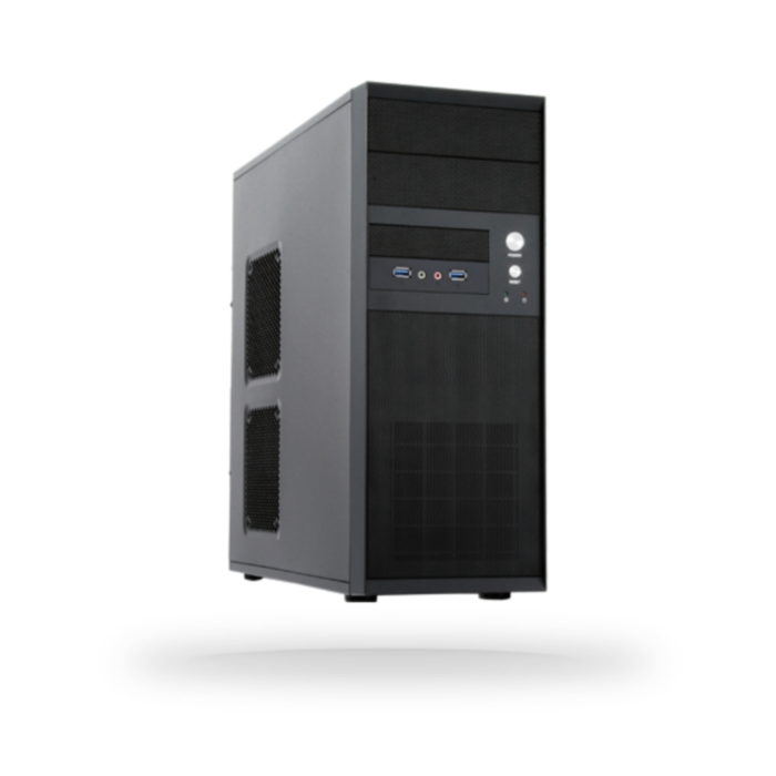 Chieftec CQ-01B-U3-OP USB3 ATX case, black