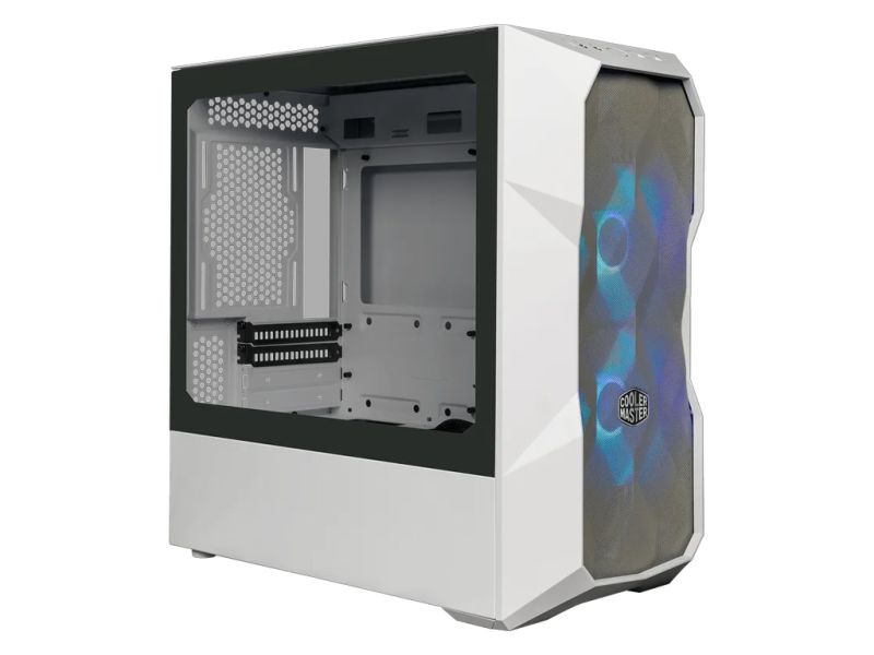 Case Cooler Master TD300 Mesh, mATX, Mini-Tower, ARGB, Tempered Glass, White