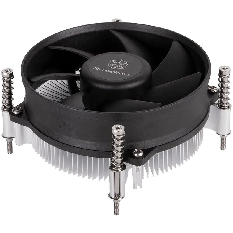 SilverStone CPU Cooler NT09-1700, Low-profile CPU heatsink for Intel LGA1700, Supports Intel LGA 1700 processors, low profile systems, 45mm 