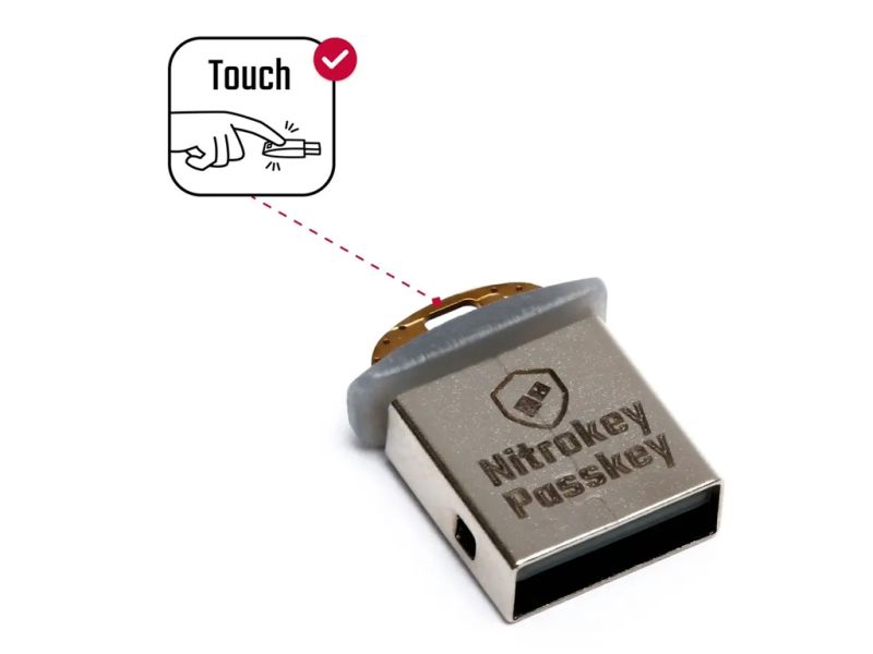 Nitrokey Passkey security key