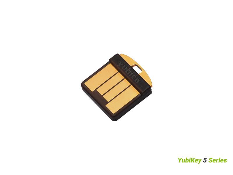 USB authenticator Yubico YubiKey 5 Nano, USB-A, black